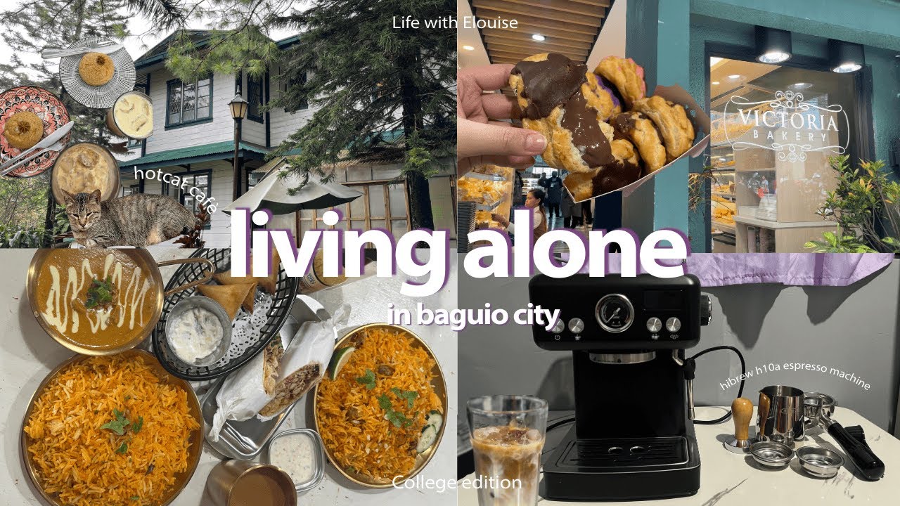 living alone in ph | hotcat cafè, hibrew h10a espresso machine, arabic food & creampuffs
