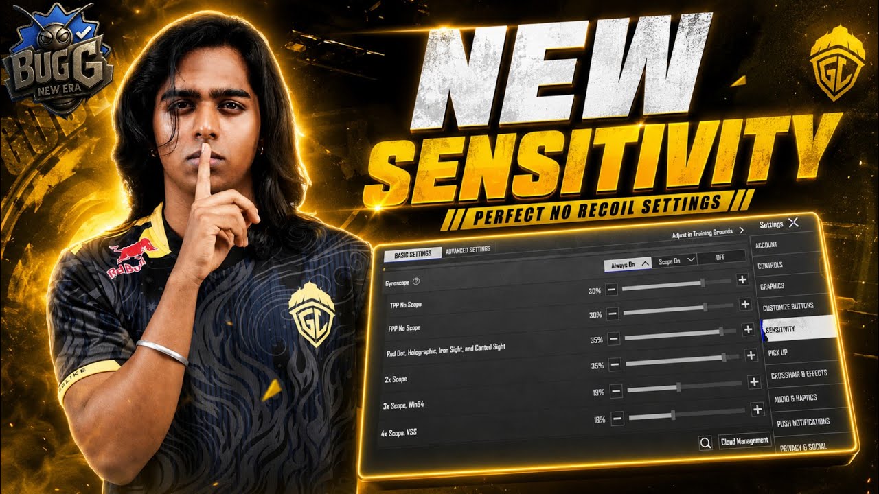 SPOWER NEW SENSITIVITY! PMWC 2026 Settings 🔥 Control Code | PUBG Mobile - BGMI | Its BugG 