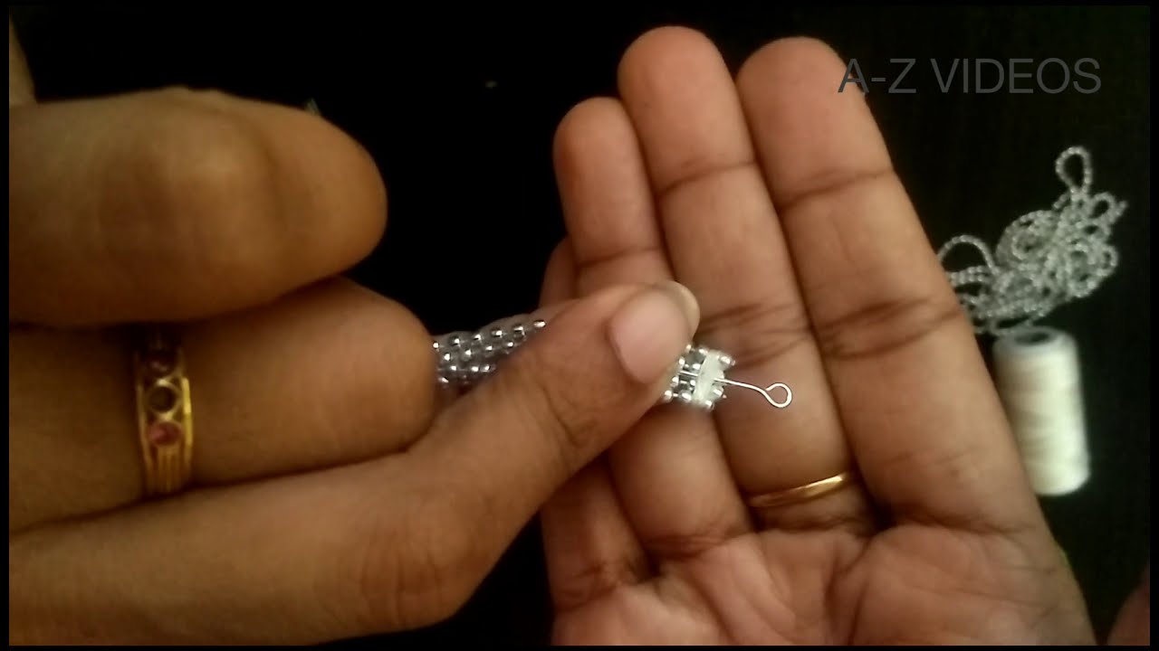 DIY BRIDAL EAR CHAIN || wedding champasaralu making || the best ear chain