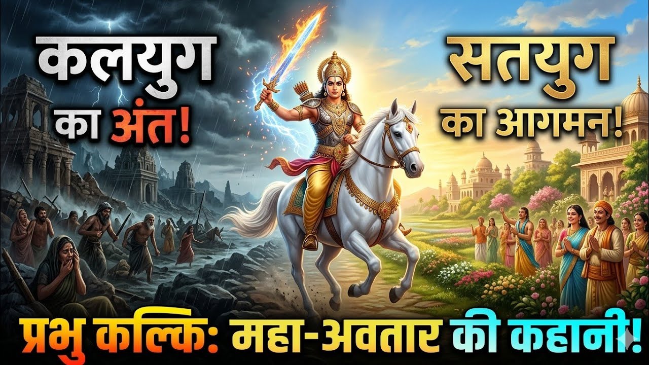 कलयुग कैसे शुरू हुआ और कब खत्म होगा? | भगवान कल्कि का रहस्य #stabilityofdharm #kalyug #krishna 