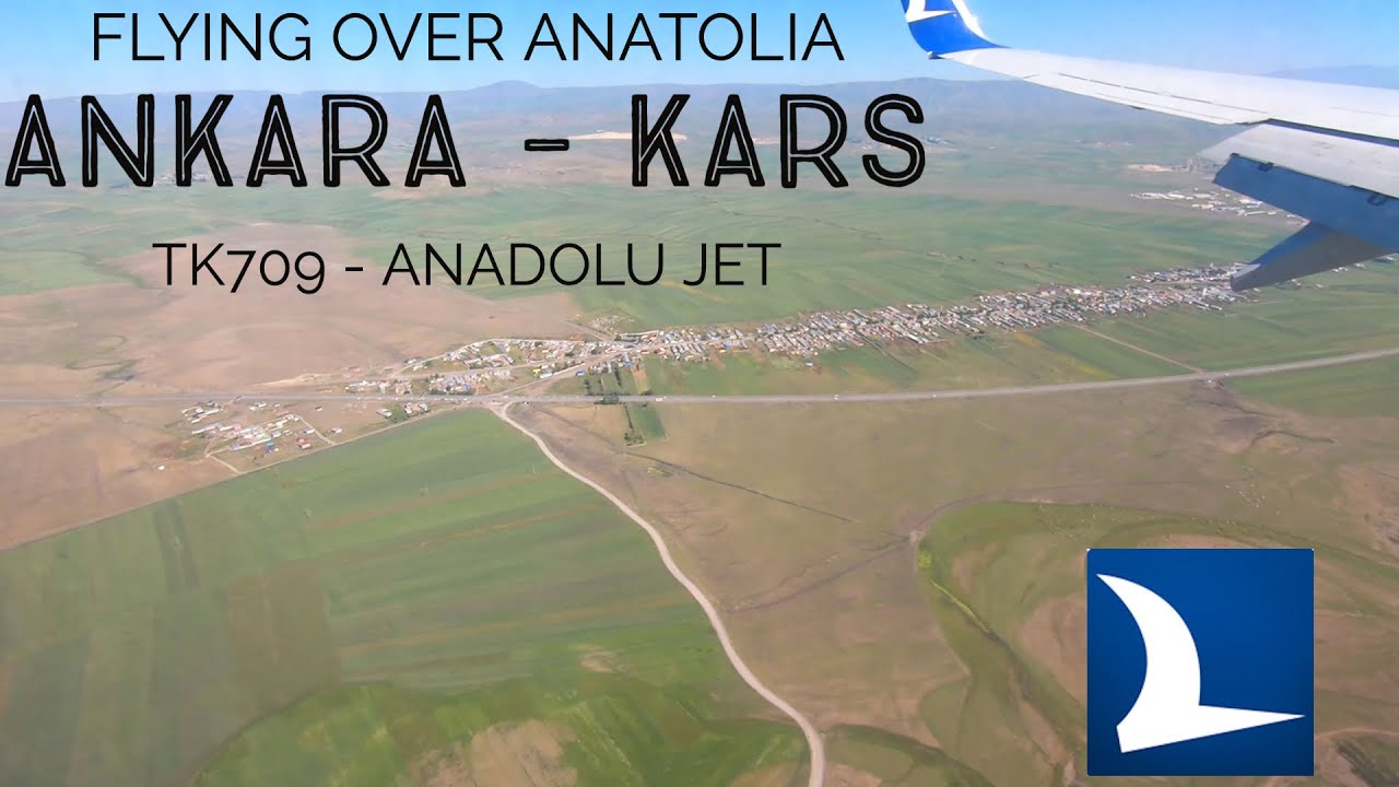 🇹🇷 Анкара - Карс - полет над Анатолией (TK7090 AnadoluJet)