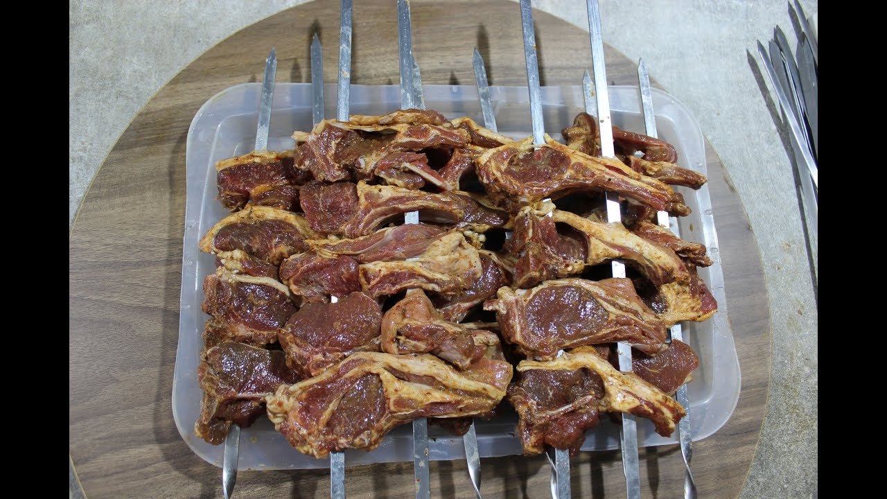 ШАШЛЫК ИЗ РЁБРЫШКИ БАРАНИНЫ