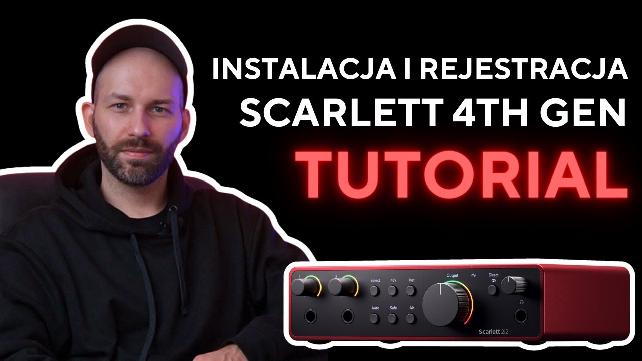 Focusrite Scarlett 4th Gen - jak zacząć? (tutorial)