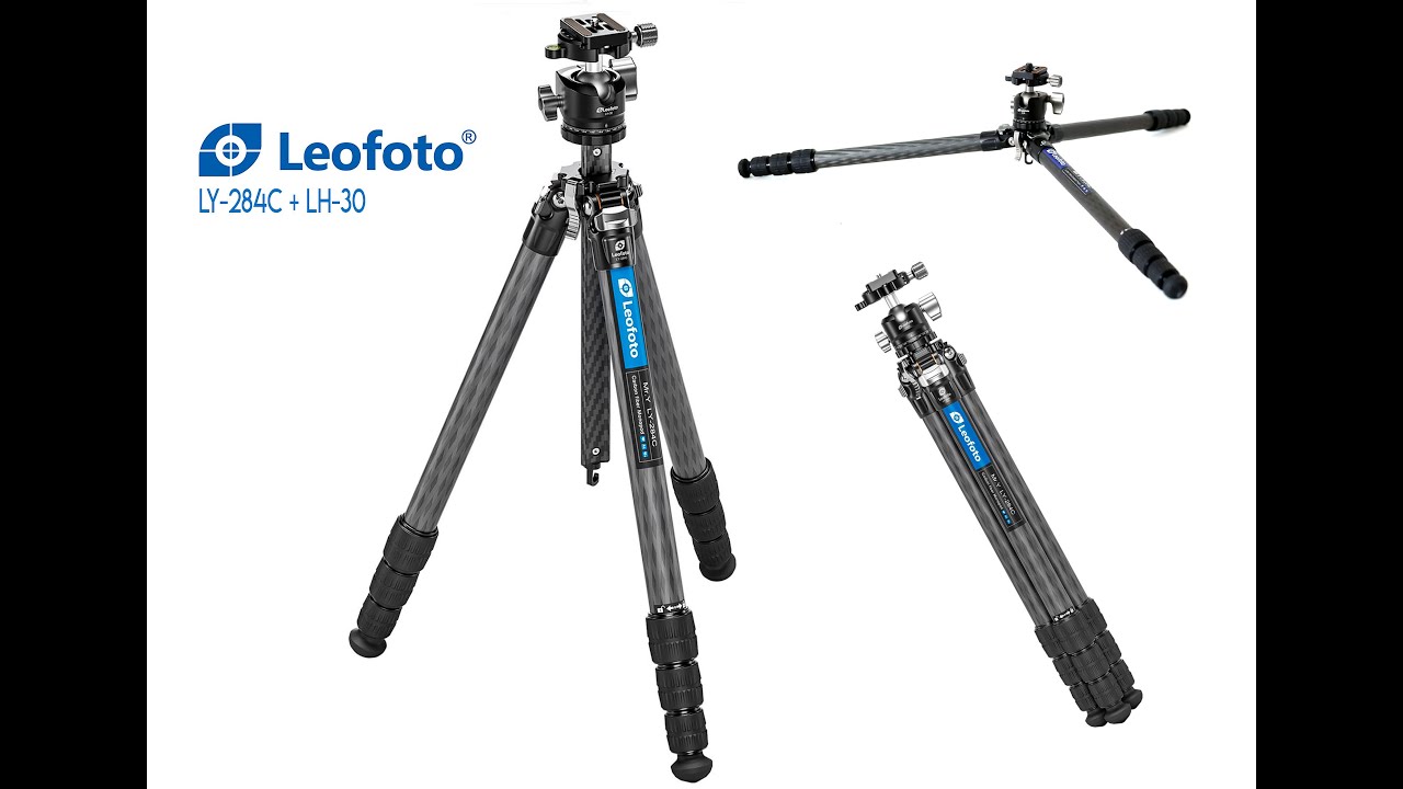 Trípode de carbono Leofoto LY-284C + LH-30