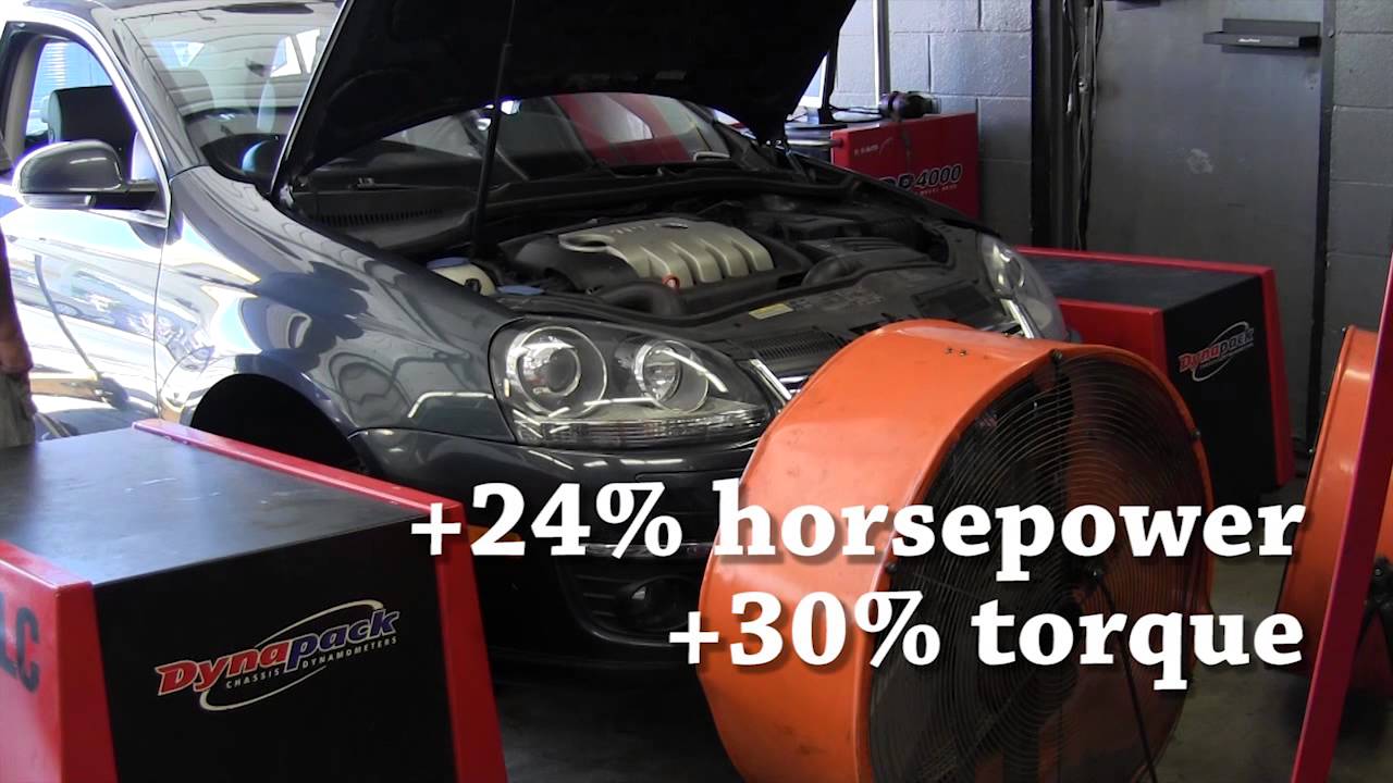 vw jetta tdi on the dyno with kermatdi tune