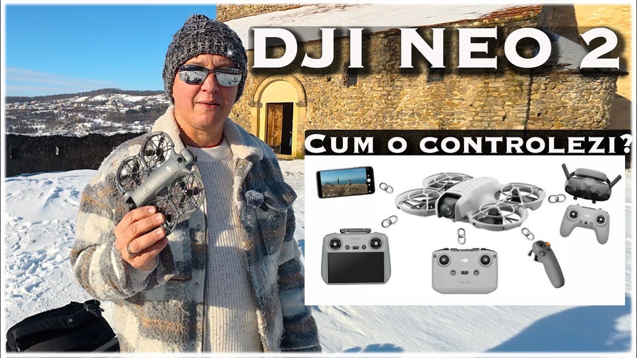 DJI Neo 2: Cum îl controlezi? Moduri de comandă & controllere compatibile