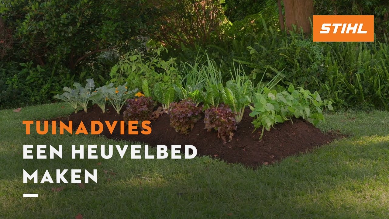 Een heuvelbed - STIHL Tuintips