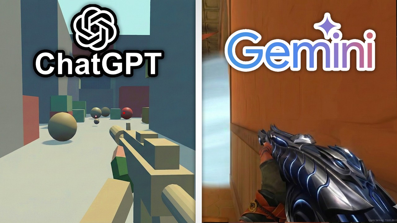Chatgpt vs Gemini vs Claude Make Valorant From Scratch