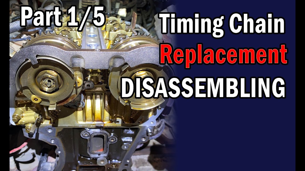 Disassembling for Timing Chain Replacement Part 1/5  A14XER Engine
