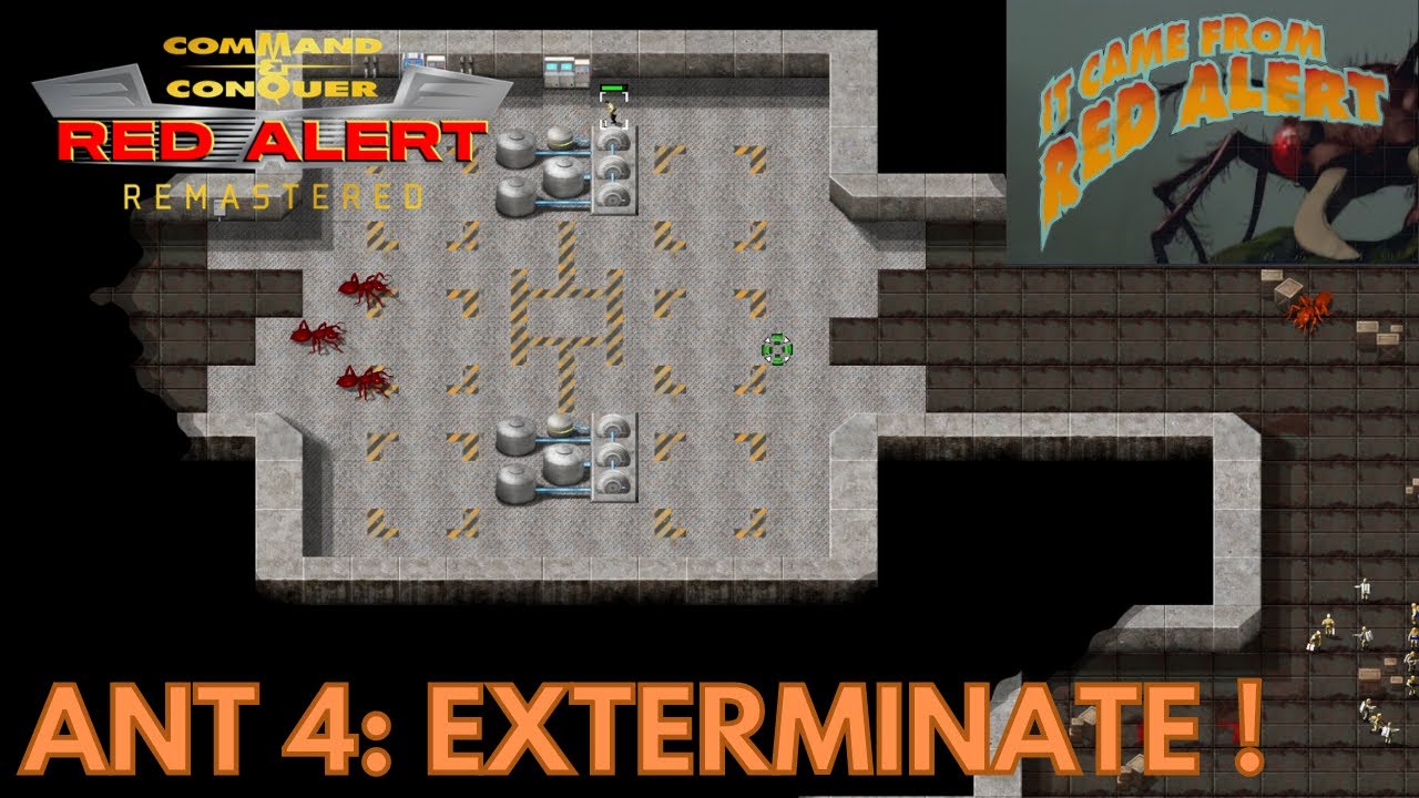 Command & Conquer Red Alert Remastered - It Came From ! - EXTERMINATE ! (Hard)