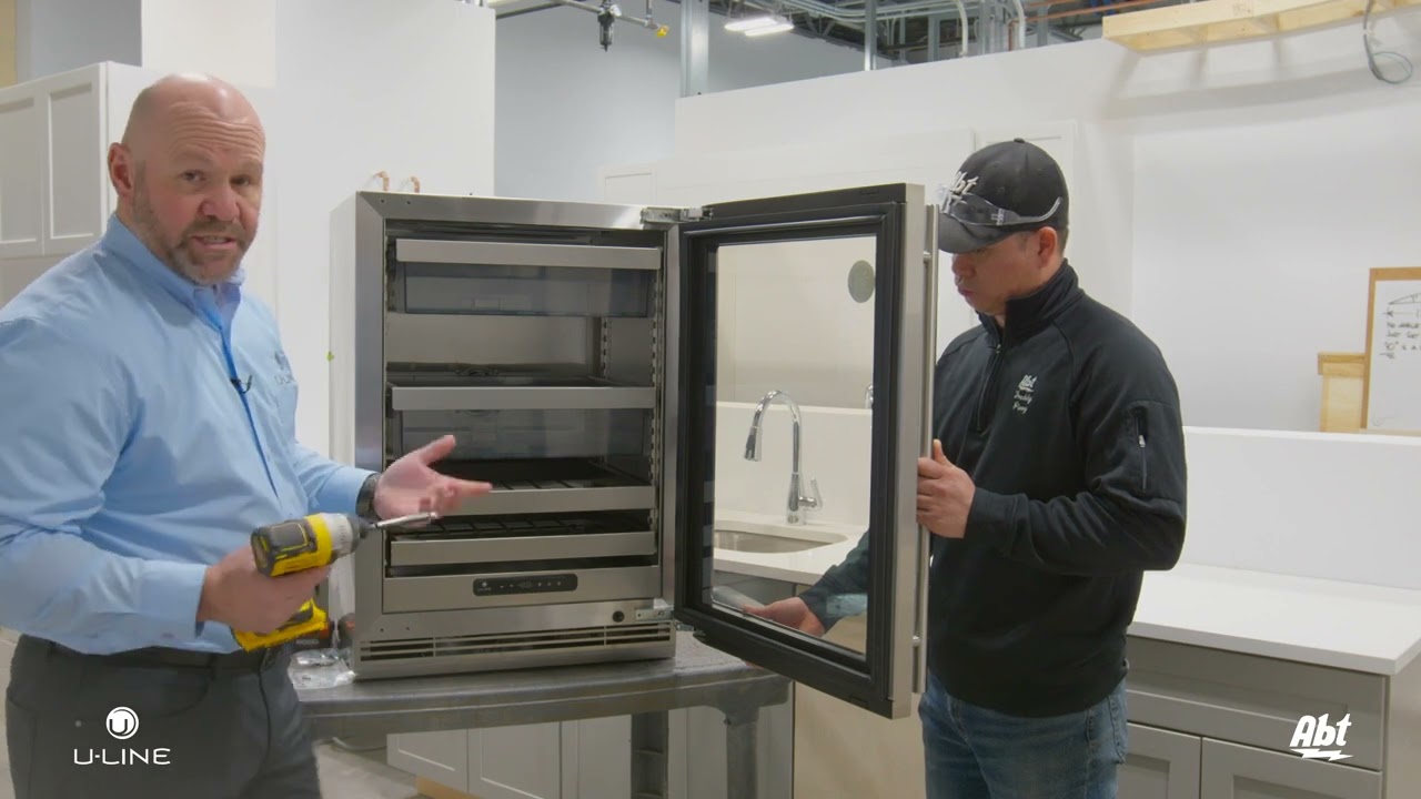 How To Reverse The Door On A U-Line 5 Class Under Counter Refrigerator