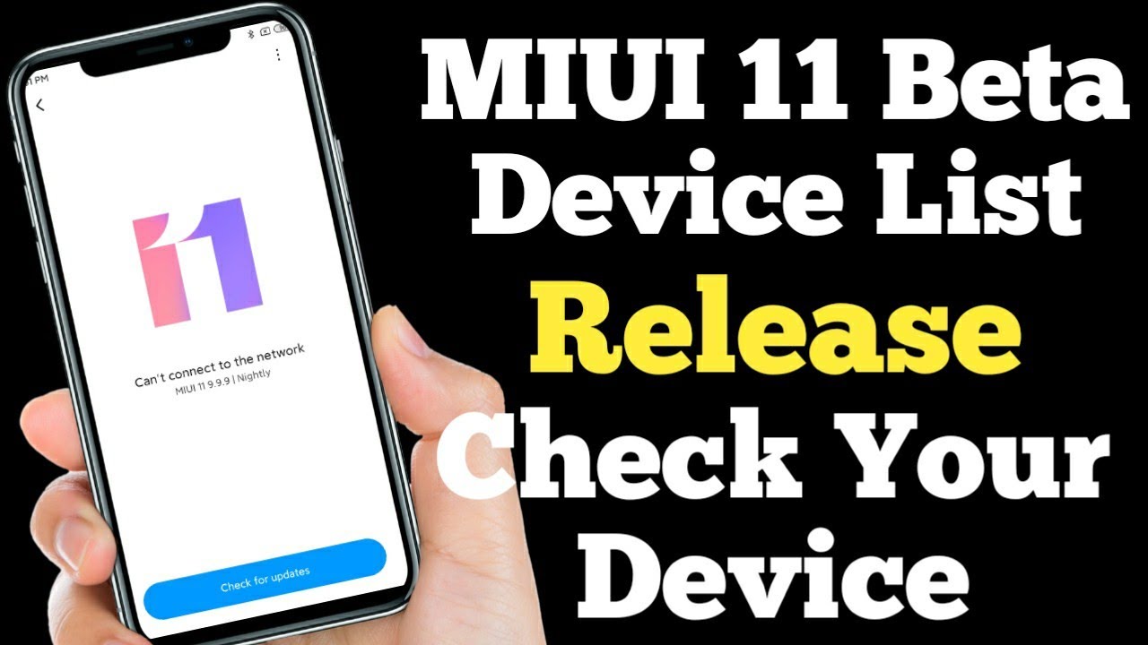 MIUI 11 Beta Device List Release, Check Your Device Now, Sign up For MIUI 11 Beta Program