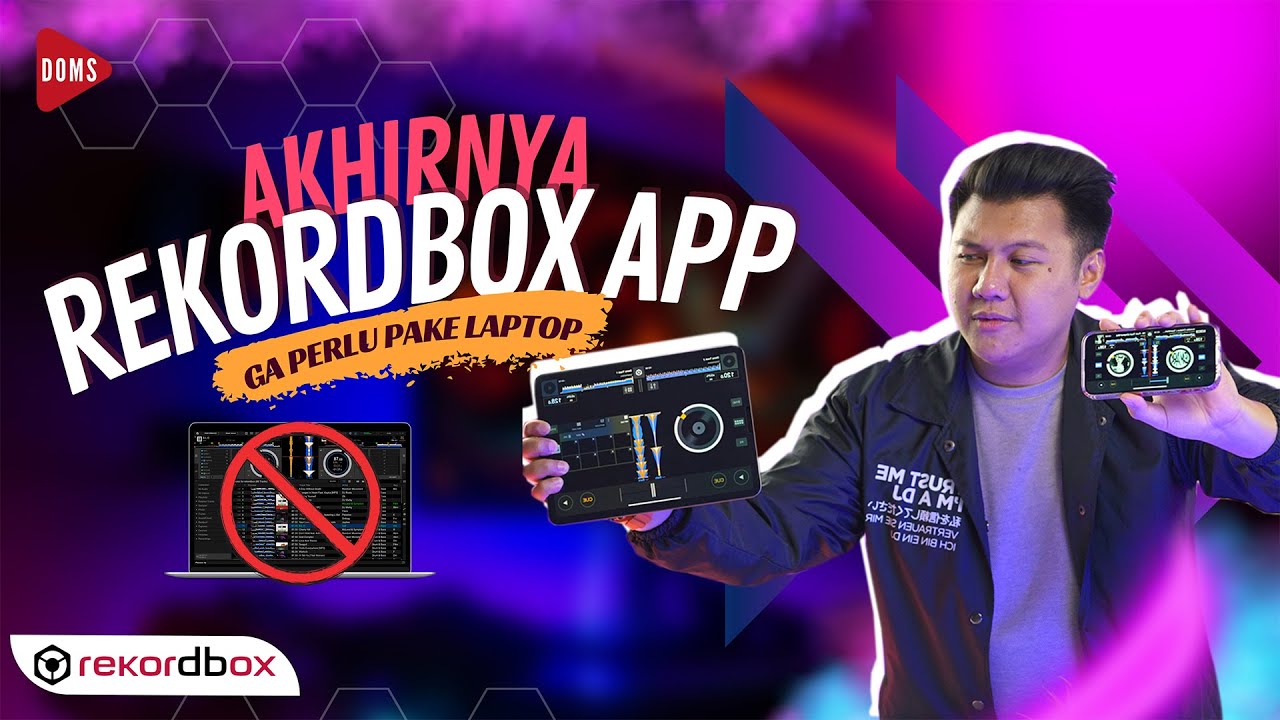 NGEDJ DI HP? | AKHIRNYA REKORDBOX DJ APP iOS | DOMS DJ INDONESIA