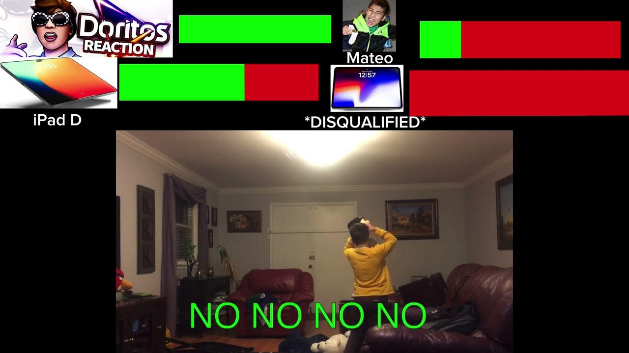 Mateo raging over Geometry Dash health bar in 2024