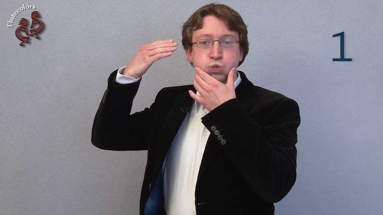 How to practise circular breathing on the flute - step 2/10 without flute