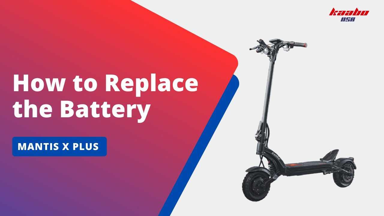 Kaabo Mantis X Plus | Как заменить батарею