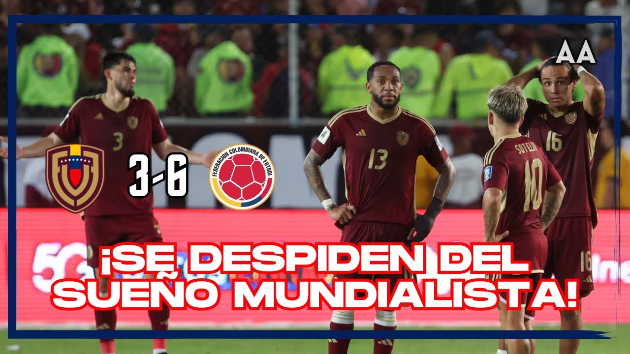 ¡DRAMA! Venezuela se queda sin mundial, humillado por Colombia y Bolivia se mete al ganarle a Brasil
