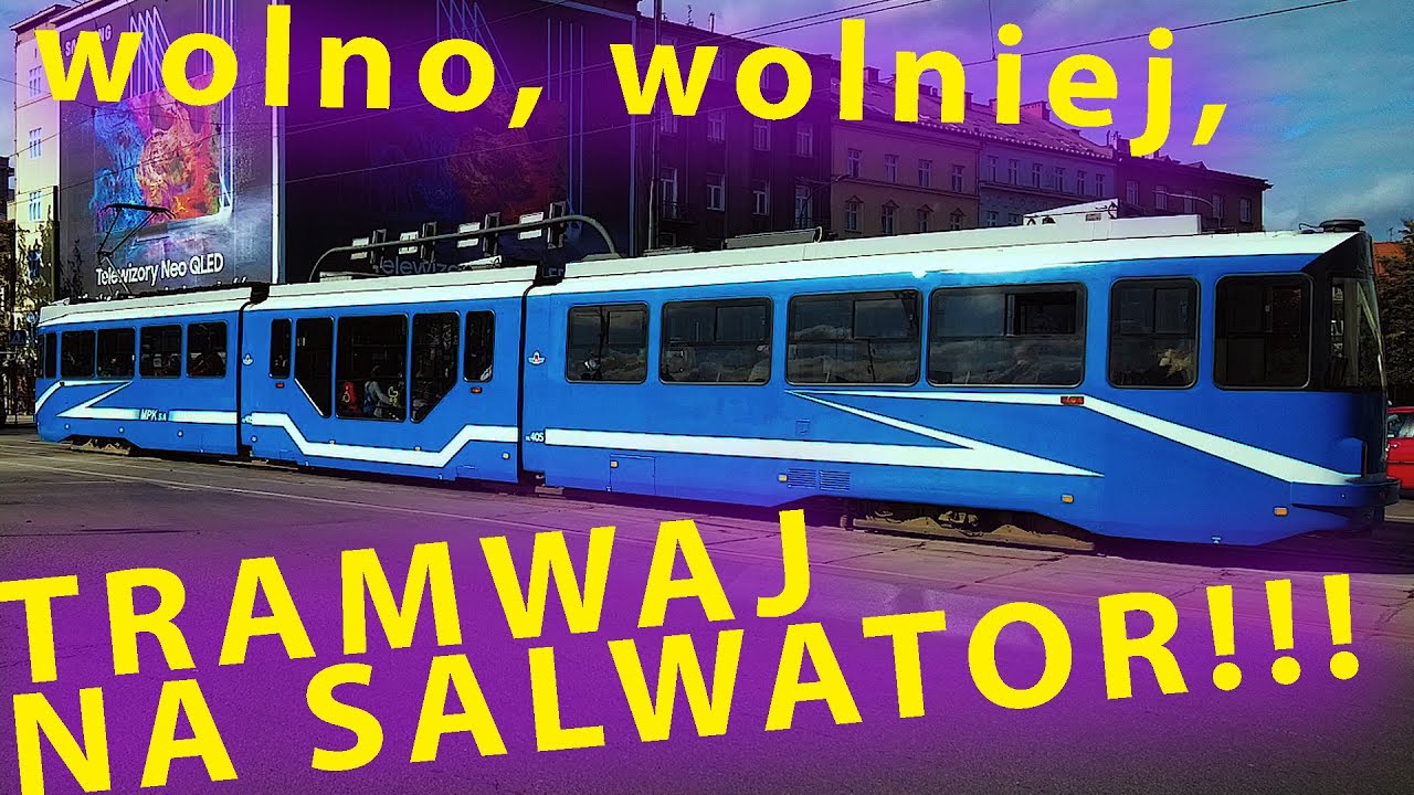 to było NAJGORSZE torowisko w Krakowie - linia tramwajowa na Salwator (ale trwa remont!)