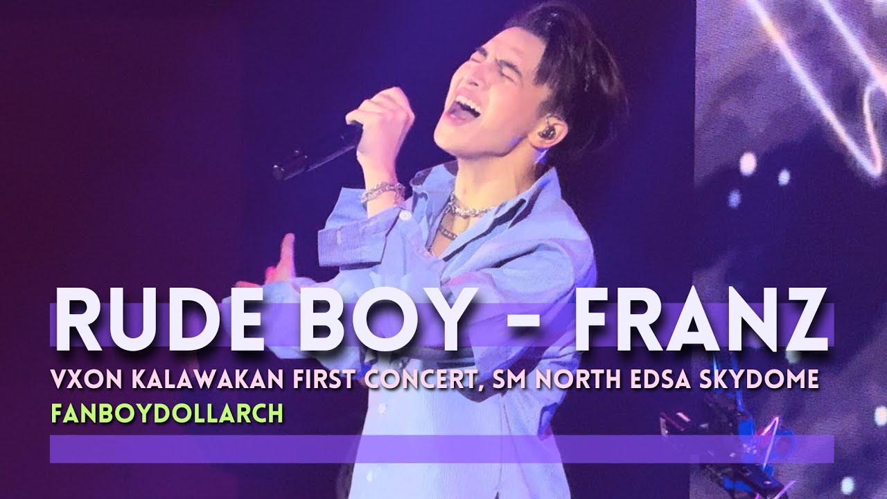 RUDE BOY - Franz of VXON Fancam - 260228 KALAWAKAN FIRST CONCERT, SM SKYDOME - Fan Boy Doll Arch