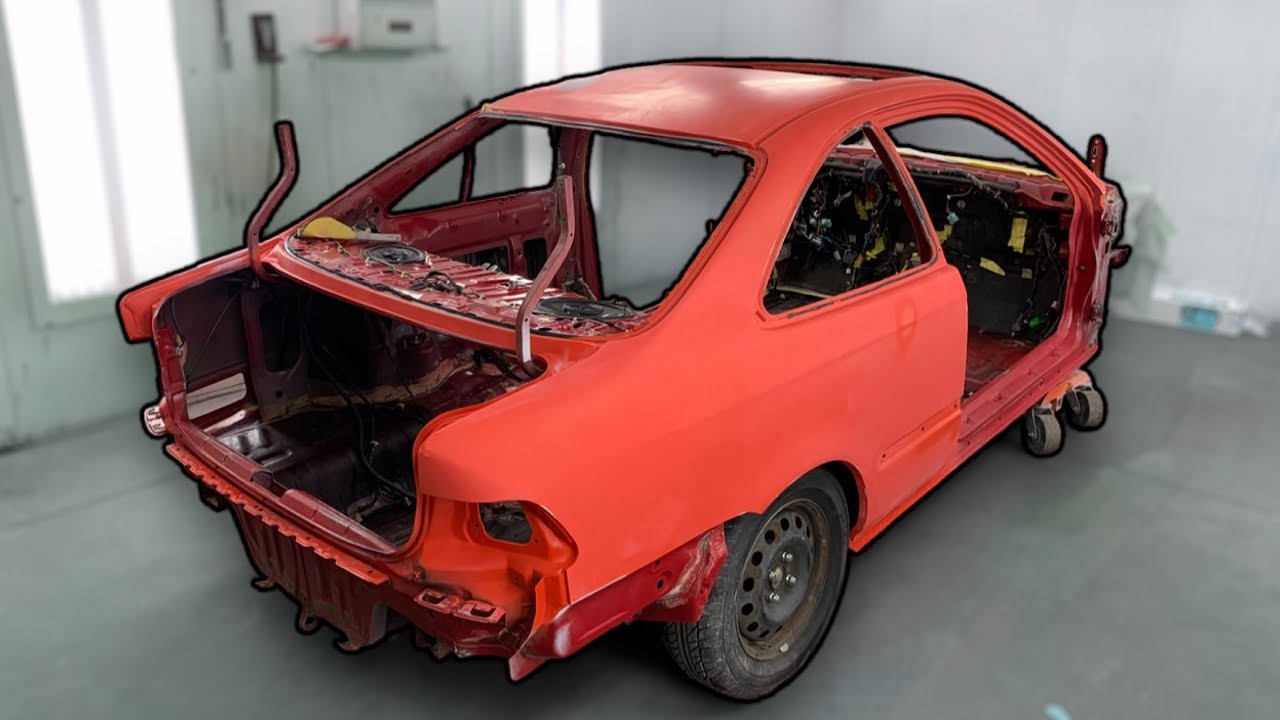 Как выглядит покраска выставочного автомобиля стоимостью 10 000 долларов!