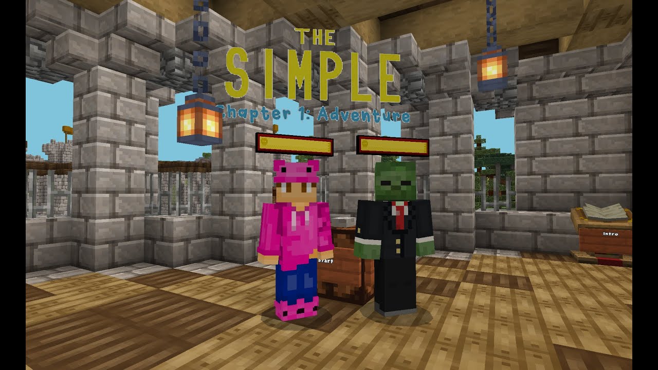 The Simple-Chapter 1 adventure. Minecraft adventure map!