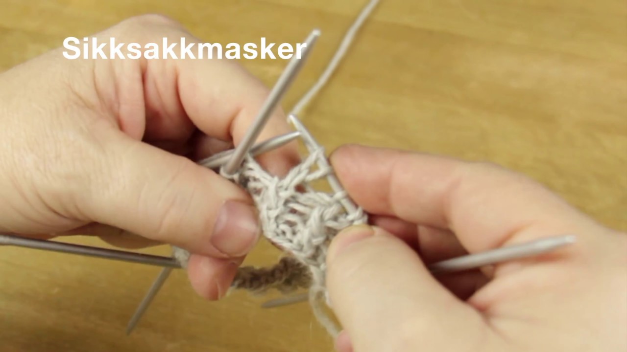 Sikksakkmasker - teknikk