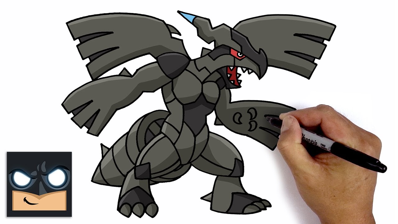 How To Draw Zekrom | Pokemon