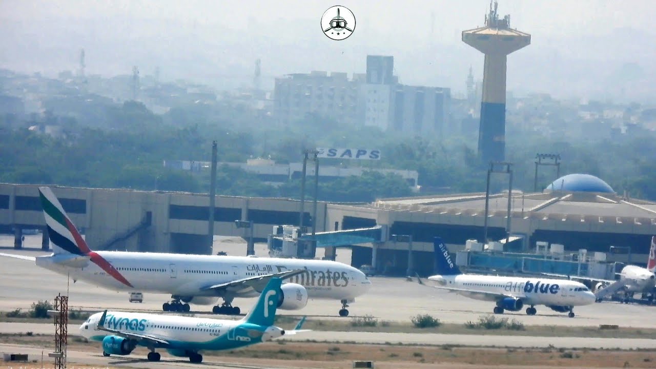 Sunday Heat and Wind Shifts | Plane Spotting at Karachi Airport