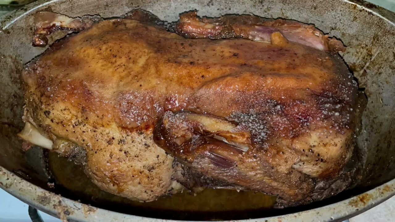 Утка домашняя в духовке!