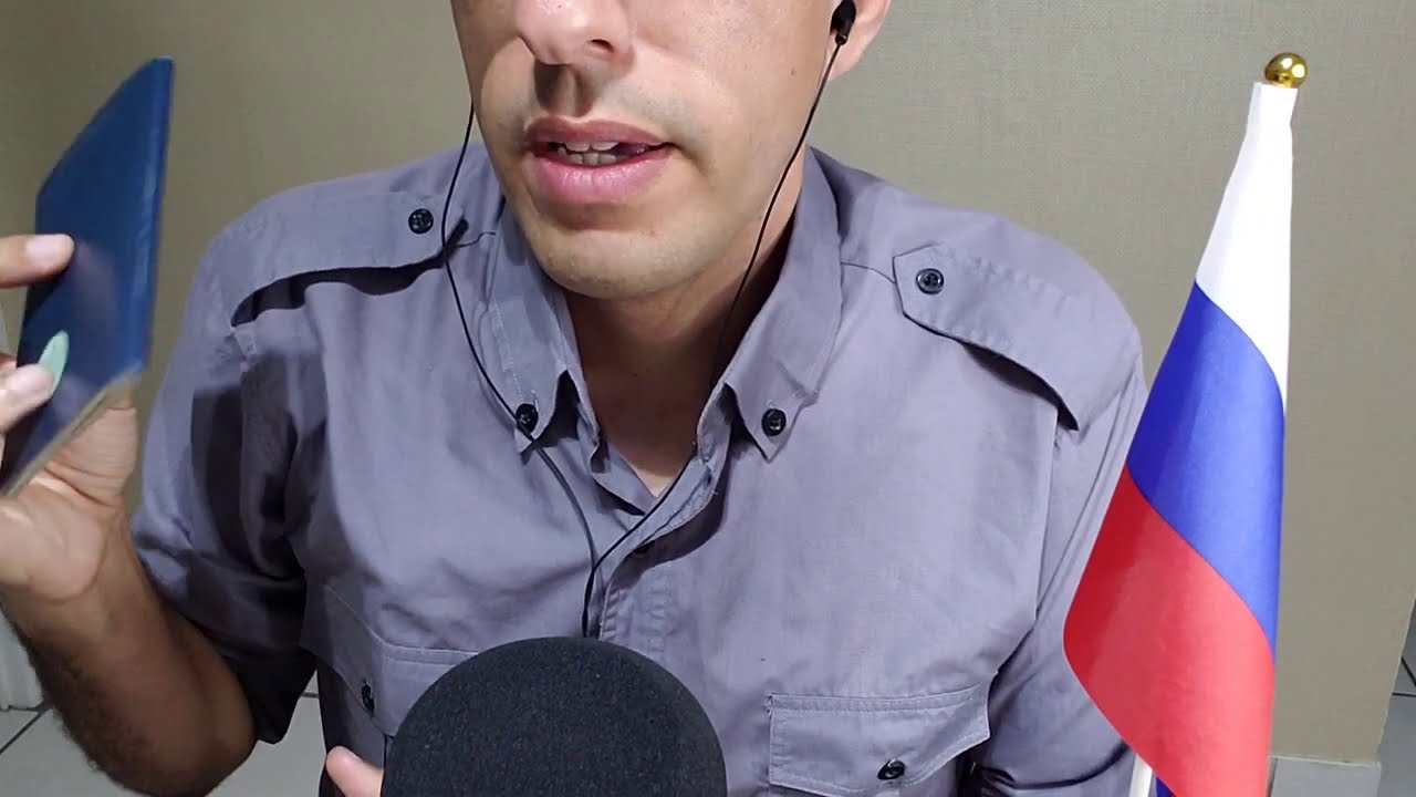 ASMR roleplay imigração russa