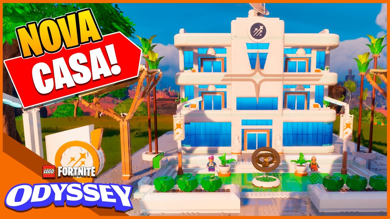 Como CONSTRUIR minha CASA Supernova no LEGO Fortnite Odyssey 