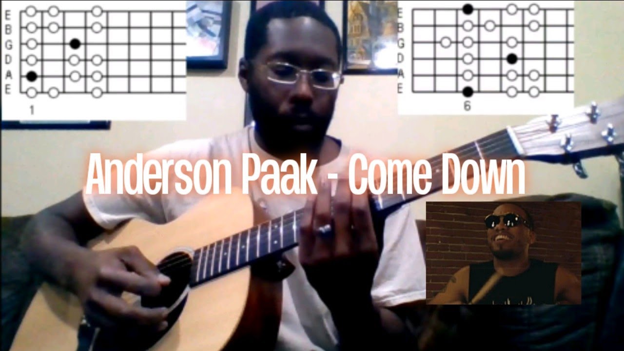 Anderson Paak - Come Down main riff Guitar Lesson