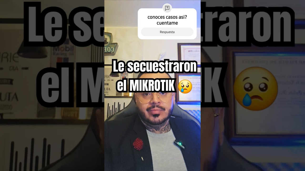 El SECUESTRO de un ISP. Le bloquearon TODO. EXTORSI&Oacute;N? #evangit #consejos #mikrotik