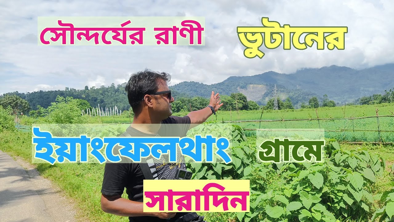 সৌন্দর্যের রাণী ভুটানের ইয়াংফেলথাং গ্রাম|| A Day Spent In A Village In Bhutan||🎄🎄⛩️⛩️