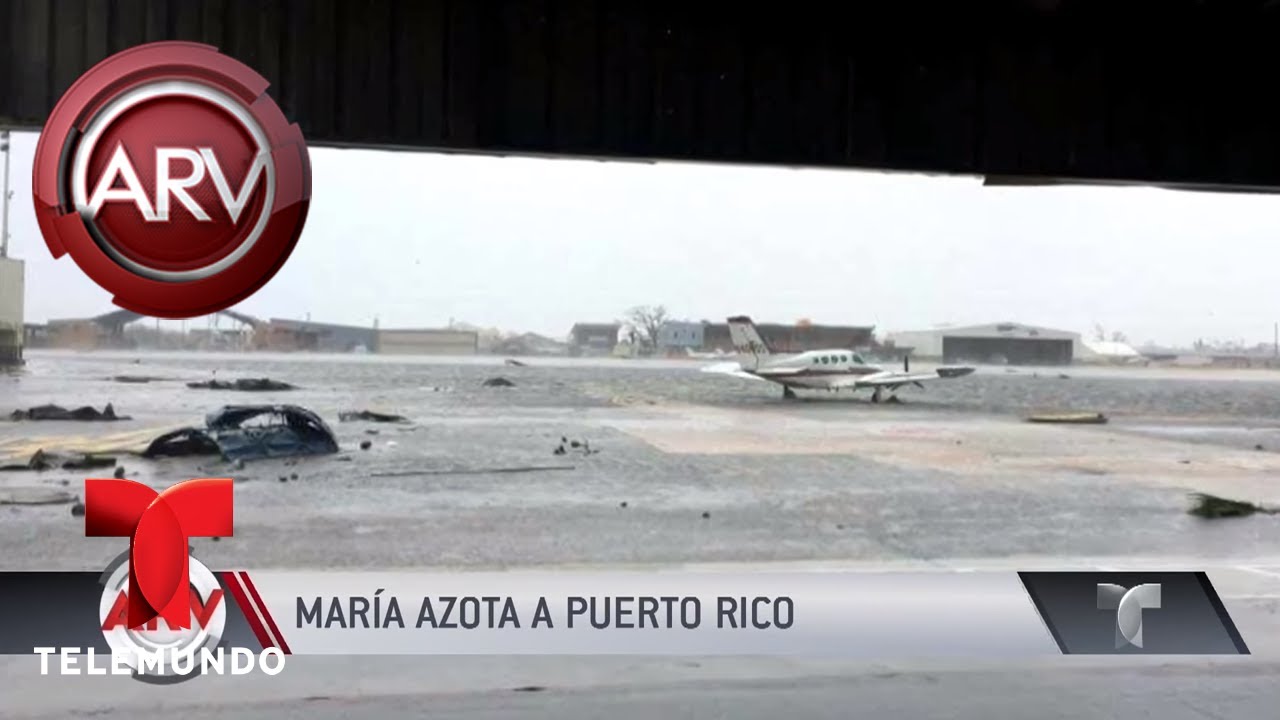 Puerto Rico incomunicado tras paso del huracán María | Al Rojo Vivo | Telemundo