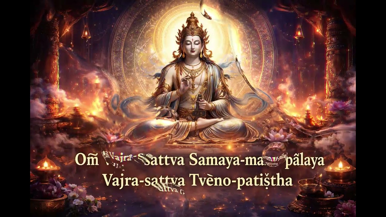 Vajrasattva Mantra 100 Syllable | Tibetan Buddhist Purification Mantra | Deep Meditation Chant