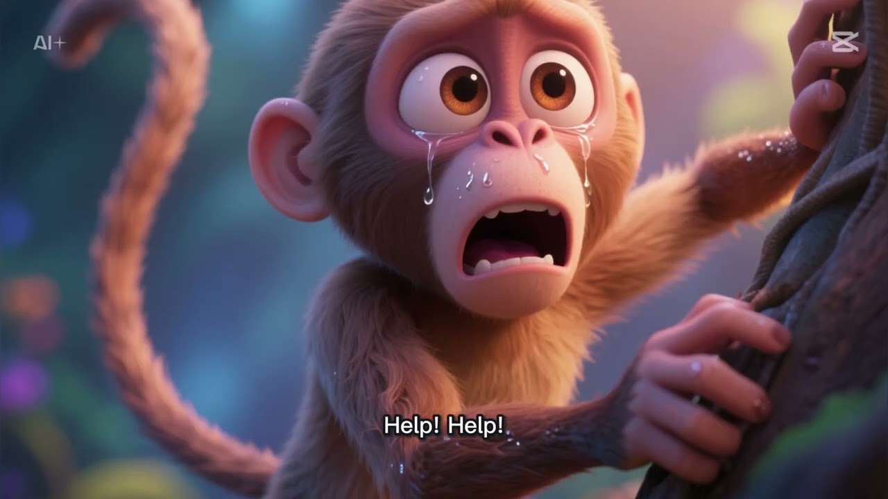 The Greedy Monkey and the Banana Tree 🍌 | Kids Story