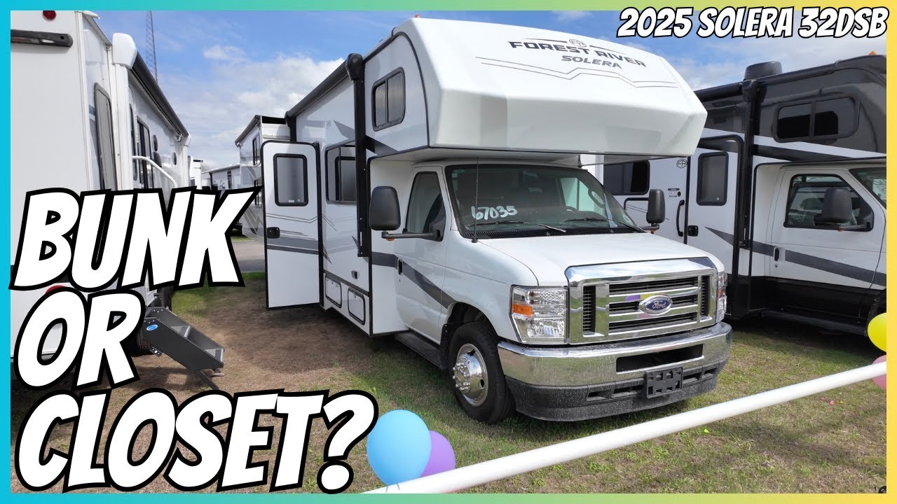 2025 Solera 32DSB | Dual Slide Class C with Bunks!