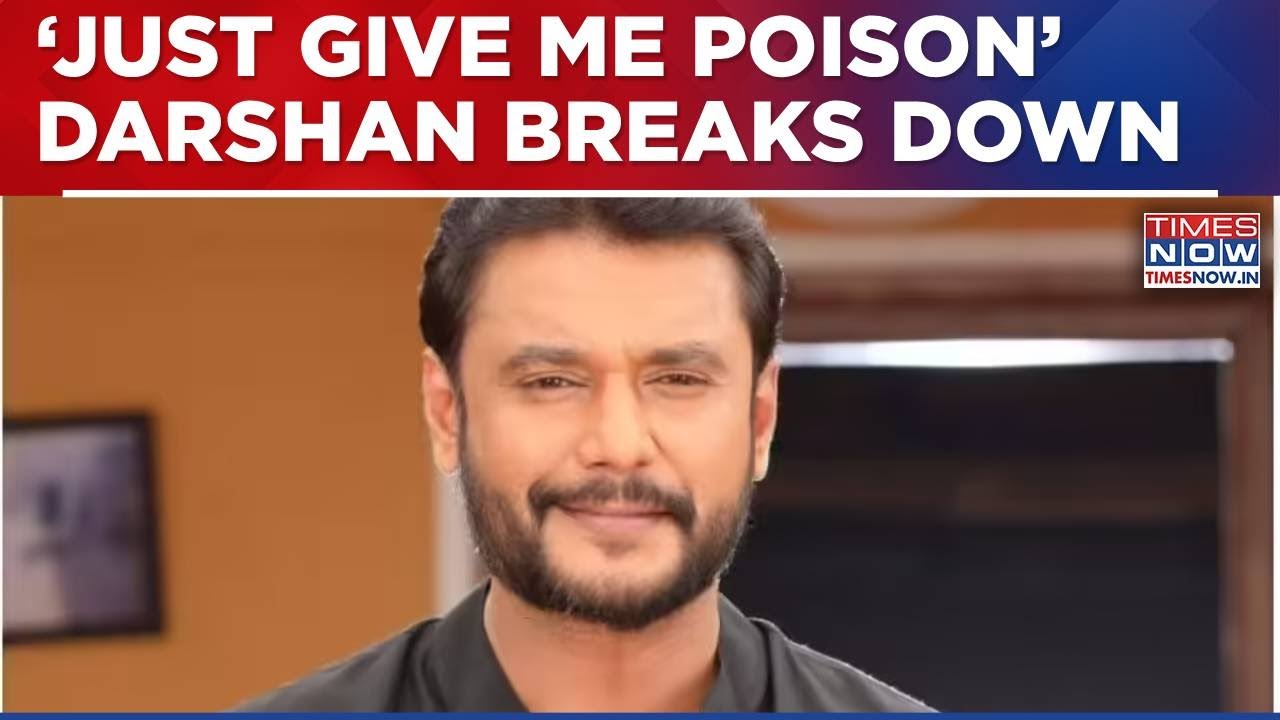 Jailed Kannada Actor Darshan Makes Shocking Plea, ‘Just Give Me Poison’ | Renukaswamy Murder Case