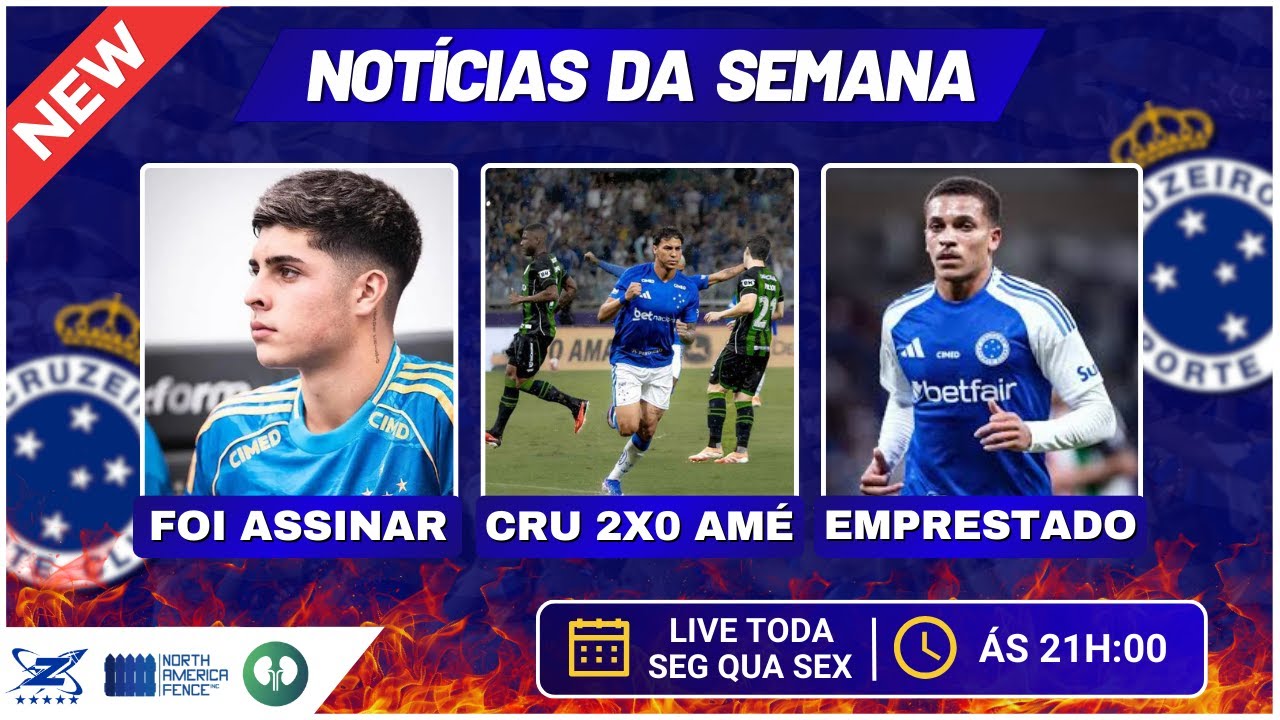 CRUZEIRO X AMÉRICA | EMPRÉSTIMO | JOGADOR FOI ASSINAR CONTRATO | HOUVE MELHORA? E MUITO+
