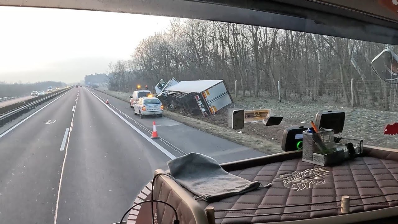 Truck Vlog - Hungarian Highway, Romanian Country Roads, Crooked Trailers, and Truck Wash.