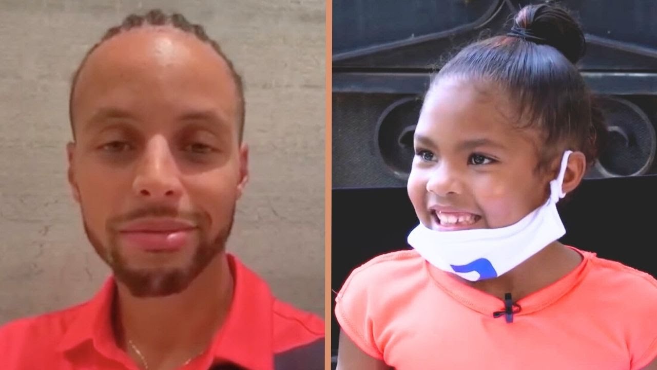 Steph Curry Surprises 6-Year-Old Basketball Prodigy! 🏀🤯 II Steve Harvey