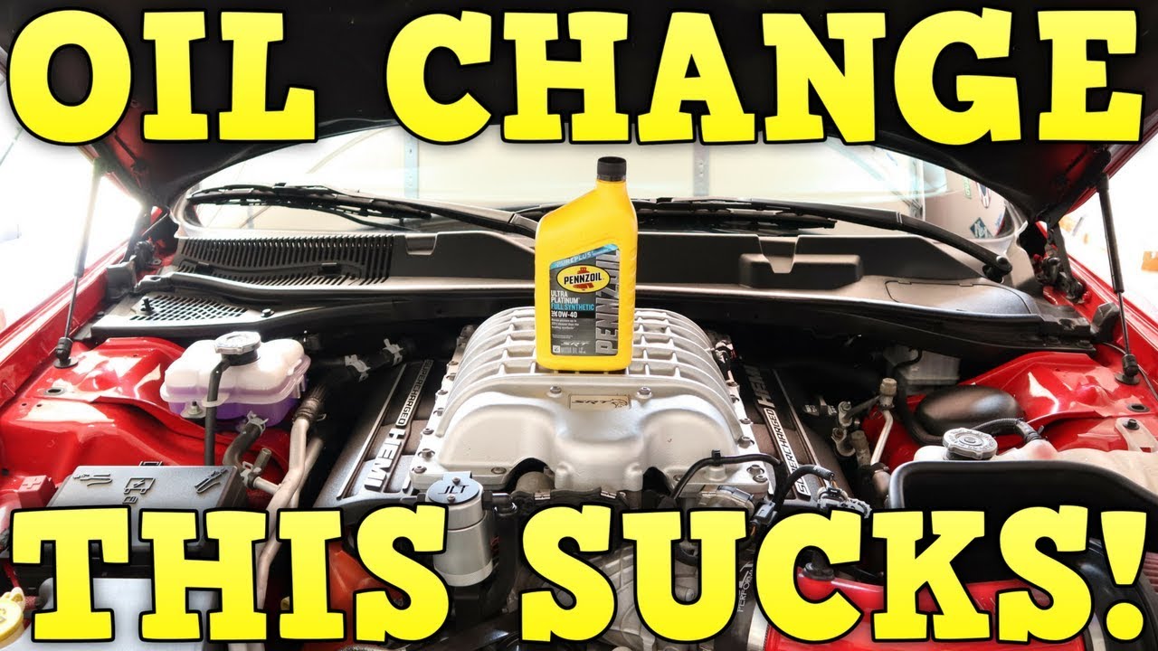 Unexpected DAMAGE changing oil in my Hellcat Challenger.