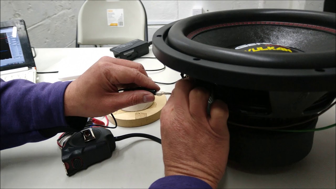 ¡Así se obtienen los Parámetros de un Subwoofer para calcular su caja acústica adecuada!