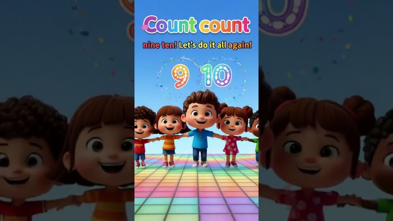Count with Me! 🎶 Fun Dance Numbers 1–10 | Kids Learning Song | Wiggle Rhyme TV 