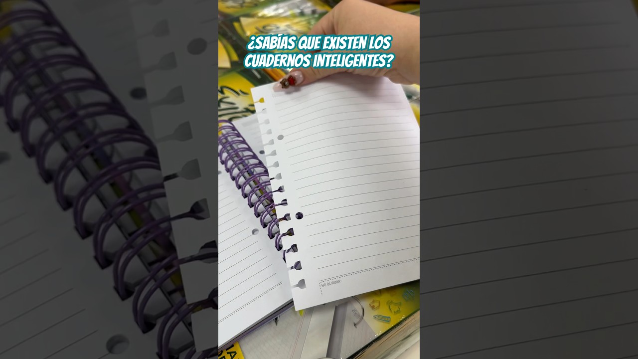 &iquest;Sab&iacute;as que existen los cuadernos inteligentes? Se pueden agregar hojas #cuadernos #inteligente