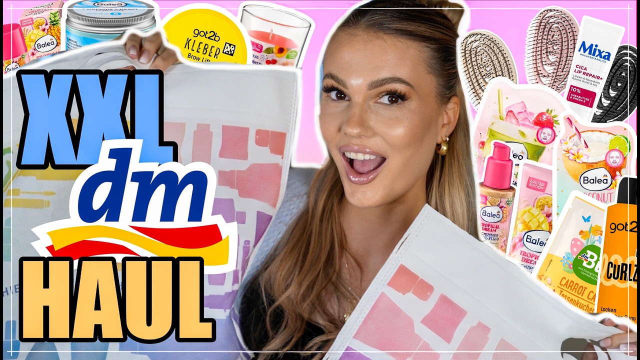 XXL DM HAUL 🛍️ NEUHEITEN April 2026 - Fr&uuml;hling, Food, Make Up, Pflege & Haare I Cindy Jane