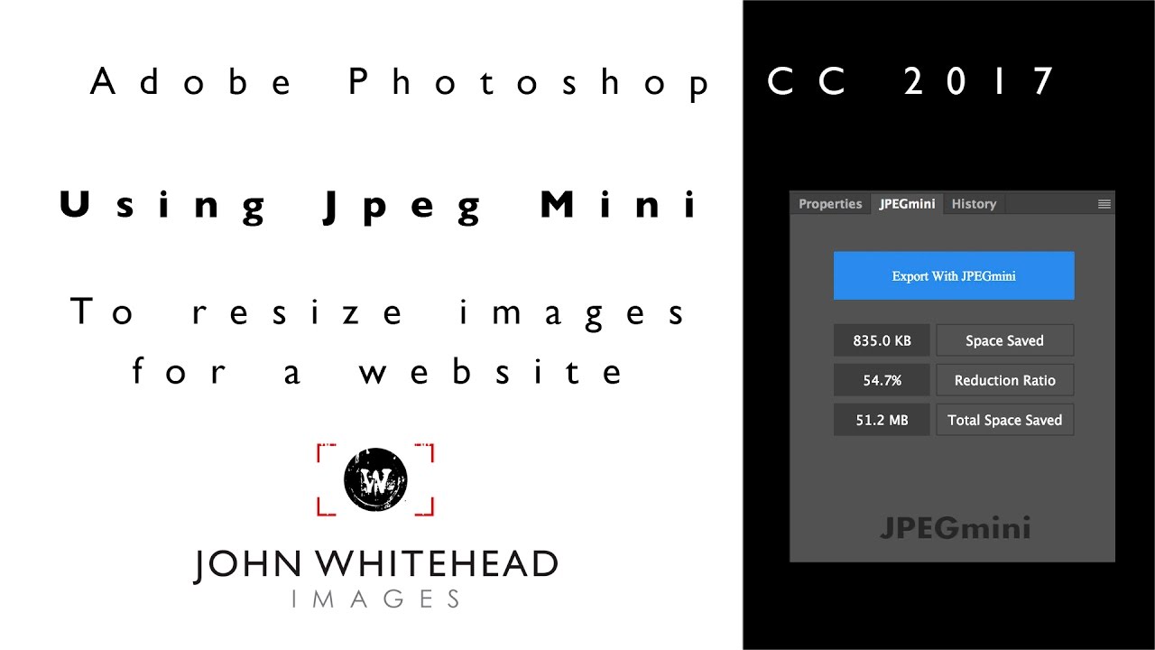 Using JpegMini to resize images for a Website