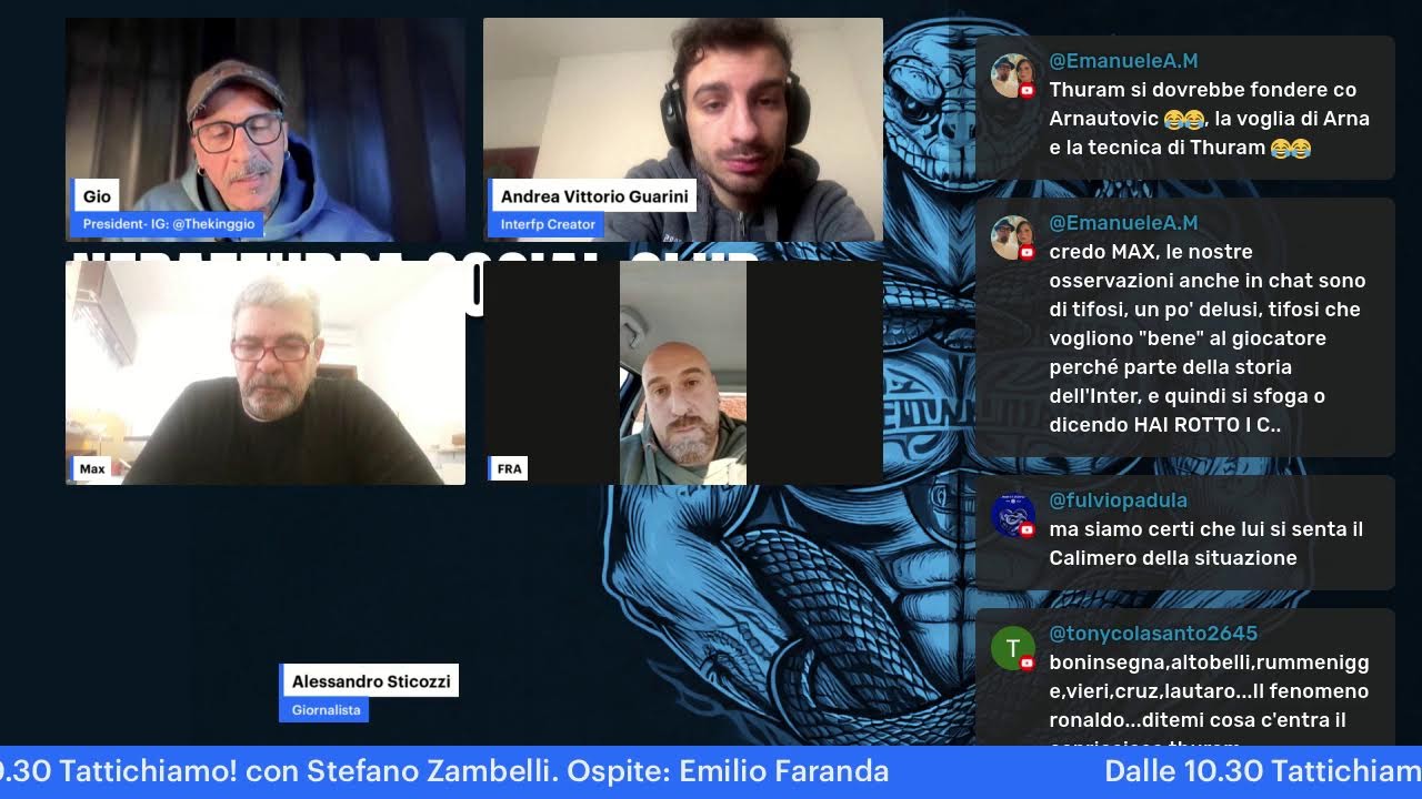 Nerazzurra social Live Stream