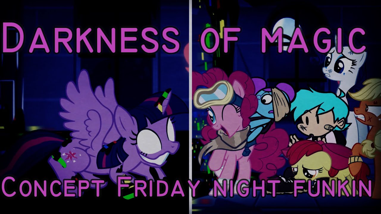 Friday night funkin Darkness is magic (Bad Ending)
